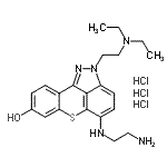 CAS 登录号：119221-49-7， 5-[(2-氨基乙基)氨基]-2-[2-(二乙基氨基)乙基]-2H-苯并噻喃并[4,3,2-Cd]吲唑-8-醇三盐酸盐