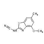 CAS#: 119283-96-4, (4-Methoxy-6-Methyl-1,3-Benzothiazol-2-Yl)Cyanamide