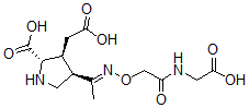 CAS#: 119320-06-8, (2S,3S,4R)-3-(Carboxymethyl)-4-[N-[2-(Carboxymethylamino)-2-Oxoethoxy]-C-Methylcarbonimidoyl]Pyrrolidine-2-Carboxylic Acid