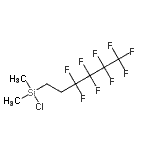CAS 登录号:119386-82-2, 氯(二甲基)(3,3,4,4,5,5,6,6,6-九氟己基)硅烷