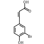 CAS#: 119405-32-2, 3-(3-Bromo-4-Hydroxyphenyl)Acrylic Acid