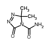 CAS#: 119493-09-3, 3,3-Dimethyl-5-Oxo-3,5-Dihydro-4H-1,2,4-Triazole-4-Carboxamide