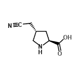 CAS 登录号：119595-95-8， (4S)-4-(氰基甲基)-L-脯氨酸