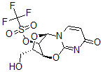 CAS 登录号:119637-71-7, 2,3'-脱水-1-(beta-D-呋喃木糖基)尿嘧啶-2'-三氟甲烷磺酸酯