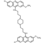 CAS#: 119662-55-4, N,N'-(1,4-Piperazinediyldi-3,1-Propanediyl)Bis(6-Chloro-2-Methoxy-9-Acridinamine)