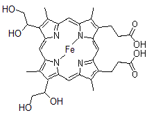 CAS#: 119722-97-3, 2,4-Bis(glycol)iron deuteroporphyrin