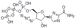 CAS#: 119764-56-6, 3'-Azido-3'-Deoxyribavirin-5'-Triphosphate