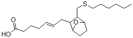 CAS 登录号：119785-54-5， 7-(3-((己基硫代)甲基)-7-氧杂双环(2.2.1)庚-2-基)-5-庚烯酸,(+)-异构体