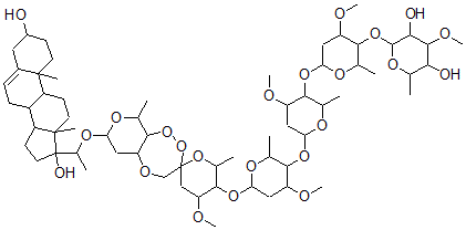 CAS 登录号：119902-17-9， 杠柳苷F