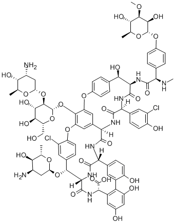 CAS#: 119979-34-9, 49-Chloro-7-O-De-alpha-D-Mannopyranosyl-2-O-Methyl-Avoparcin alpha