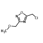 CAS#: 120003-15-8, 5-(Chloromethyl)-3-(Methoxymethyl)-1,2,4-Oxadiazole