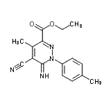 CAS#: 120049-79-8, Ethyl 5-Cyano-6-Imino-4-Methyl-1-(4-Methylphenyl)-1,6-Dihydro-3-Pyridazinecarboxylate