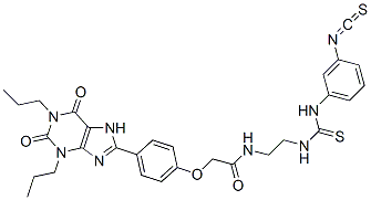 CAS#: 120059-19-0, 2-[4-(2,6-Dioxo-1,3-Dipropyl-7H-Purin-8-Yl)Phenoxy]-N-[2-[(3-Isothiocyanatophenyl)Carbamothioylamino]Ethyl]Acetamide
