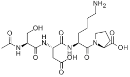 CAS 登录号：120081-14-3， (2S)-1-[(2S)-2-[[(2S)-2-[[(2S)-2-乙酰氨基-3-羟基丙酰基]氨基]-4-羟基-4-氧代丁酰基]氨基]-6-氨基己酰]吡咯烷-2-羧酸