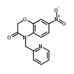 CAS#: 120101-66-8, 7-Nitro-4-(2-Pyridinylmethyl)-2H-1,4-Benzoxazin-3(4H)-One