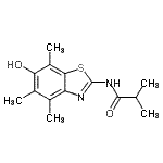 CAS#: 120164-62-7, N-(6-Hydroxy-4,5,7-Trimethyl-1,3-Benzothiazol-2-Yl)-2-Methylpropanamide