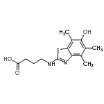 CAS#: 120164-96-7, 4-[(6-Hydroxy-4,5,7-Trimethyl-1,3-Benzothiazol-2-Yl)Amino]Butanoic Acid