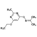 CAS 登录号：120192-38-3， N-[(6-乙氧基-2-甲基-4-嘧啶基)氧基]-2-丙亚胺