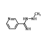 CAS#: 120241-68-1, 3-Pyridinecarboximidic acid 2-Methylhydrazide
