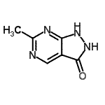 CAS#: 120267-07-4, 6-Methyl-1,2-Dihydro-3H-Pyrazolo[3,4-d]Pyrimidin-3-One