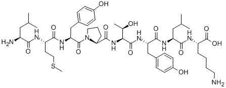 CAS#: 120550-85-8, L-Leucyl-L-Methionyl-L-Tyrosyl-L-Prolyl-L-Threonyl-L-Tyrosyl-L-Leucyl-L-Lysine