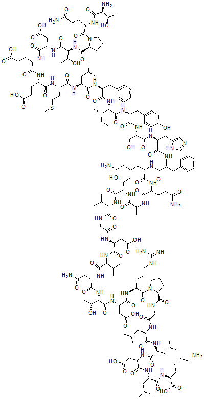 CAS 登录号：120667-90-5， Triakontatetraneuropeptide