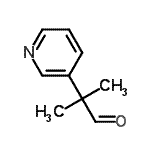 CAS#: 120690-79-1, 2-Methyl-2-(3-Pyridinyl)Propanal