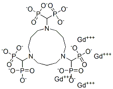 CAS 登录号:120691-20-5, 钆1,5,9-三氮杂环十二烷-N,N',N''-三(亚甲基膦酸)