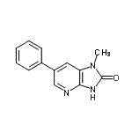 CAS#: 120889-04-5, 1-Methyl-6-Phenyl-1,3-Dihydro-2H-Imidazo[4,5-b]Pyridin-2-One