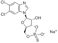CAS#: 120912-54-1, 5,6-Dichloro-1-[3,5-O-[(S)-Mercaptophosphinylidene]-beta-D-Ribofuranosyl]-1H-Benzimidazole