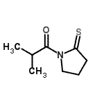 CAS 登录号：121003-08-5， 2-甲基-1-(2-硫代-1-吡咯烷基)-1-丙酮