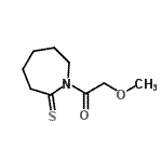 CAS#: 121003-13-2, 2-Methoxy-1-(2-Thioxo-1-Azepanyl)Ethanone