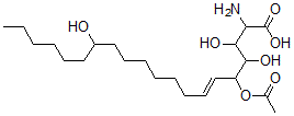 CAS 登录号:121025-46-5, (E)-5-乙酰氧基-2-氨基-3,4,14-三羟基二十碳-6-烯酸