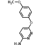CAS#: 121041-41-6, 6-(4-Methoxyphenoxy)-3-Pyridazinamine