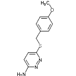 CAS#: 121041-62-1, 6-[(4-Methoxybenzyl)Sulfanyl]-3-Pyridazinamine