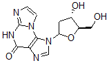 CAS#: 121055-53-6, 1-[(4S,5R)-4-Hydroxy-5-(Hydroxymethyl)Oxolan-2-Yl]-5H-Imidazo[2,1-b]Purin-4-One