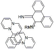 CAS 登录号:121174-96-7, 二(9,10-菲醌二亚胺)(菲咯啉)铑(III)