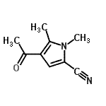 CAS#: 121191-16-0, 4-Acetyl-1,5-Dimethyl-1H-Pyrrole-2-Carbonitrile