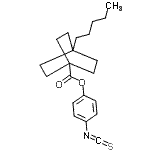CAS#: 121235-90-3, 4-Isothiocyanatophenyl 4-Pentylbicyclo[2.2.2]Octane-1-Carboxylate
