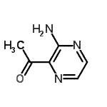 CAS 登录号：121246-93-3， 1-(3-氨基-2-吡嗪基)乙酮