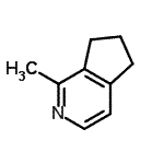 CAS#: 121259-09-4, 1-Methyl-6,7-Dihydro-5H-Cyclopenta[c]Pyridine
