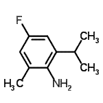 CAS#: 121286-45-1, 4-Fluoro-2-Isopropyl-6-Methylaniline