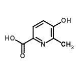 CAS#: 121447-41-4, 5-Hydroxy-6-Methyl-2-Pyridinecarboxylic Acid