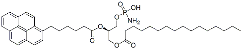 CAS#: 121496-64-8, [(2R)-3-Phosphonooxy-2-(6-Pyren-1-Ylhexanoyloxy)Propyl] Hexadecanoate