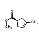 CAS 登录号：121521-07-1， 甲基(1R)-3-甲基-3-环戊烯-1-羧酸酯