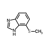 CAS#: 121537-60-8, 4-(Methylsulfanyl)-1H-Benzimidazole