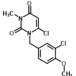 CAS#: 121593-87-1, 6-Chloro-1-(3-Chloro-4-Methoxybenzyl)-3-Methyl-2,4(1H,3H)-Pyrimidinedione