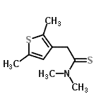 CAS#: 121611-16-3, 2-(2,5-Dimethyl-3-Thienyl)-N,N-Dimethylethanethioamide