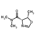 CAS 登录号：121687-16-9， (4S,5S)-N,N,5-三甲基-4,5-二氢-1,3-恶唑-4-甲酰胺