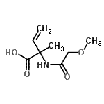 CAS#: 121704-28-7, 2-[(Methoxyacetyl)Amino]-2-Methyl-3-Butenoic Acid